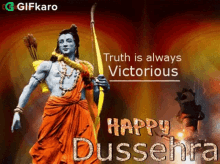 Have A Great Dussehra Truth Is Always Victorious GIF - Have A Great Dussehra Truth Is Always Victorious Gifkaro GIFs
