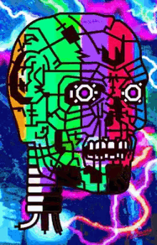 Robocop Terminator GIF - Robocop Terminator Psychedelic Art GIFs