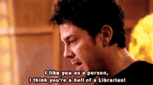 The Librarians I Like You GIF - The Librarians I Like You Librarian GIFs