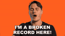Im A Broken Record Here Jeremiah Burton GIF - Im A Broken Record Here Jeremiah Burton Donut Media GIFs
