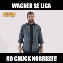 Wagner Se Liga Chuck Norris GIF - Wagner Se Liga Chuck Norris No GIFs
