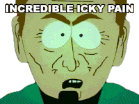 Incredible Icky Pain Dr Tristan Adams Sticker - Incredible Icky Pain Dr Tristan Adams South Park Stickers