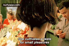 She Cultivatesa Tastefor Small Pleasures.Gif GIF - She Cultivatesa Tastefor Small Pleasures Amelie Hindi GIFs