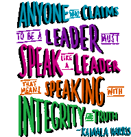 Anyone Who Claims To Be A Leader Must Speak Like A Leader Speaking With Integrity And Truth Sticker - Anyone Who Claims To Be A Leader Must Speak Like A Leader Leader Speaking With Integrity And Truth Stickers