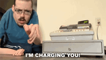 Im Charging You Pointing GIF - Im Charging You Charging Pointing GIFs