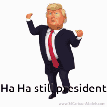 Trump Acquitted Still President GIF - Trump Acquitted Still President Dancing GIFs