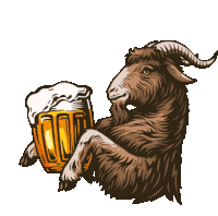 Goat Saq Sticker - Goat Saq Beer Stickers