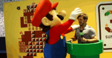 Mario Costume GIF - Mario Costume Go Away GIFs