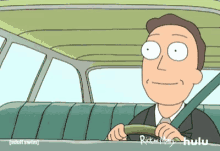 Jerry Rick And Morty GIF - Jerry Rick And Morty Driving GIFs