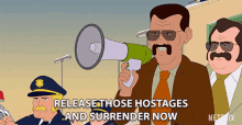 Release Those Hostages Surrender Now GIF - Release Those Hostages Surrender Now Let Them Go GIFs