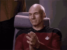 Star Trek Picard GIF - Star Trek Picard Clap GIFs