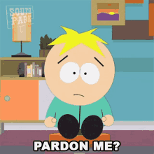 Pardon Me Butters Stotch GIF - Pardon Me Butters Stotch South Park GIFs