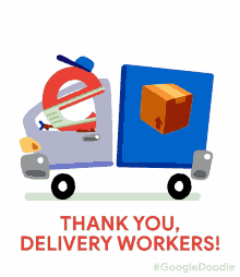 Thank You Delivery Workers Essential Employee GIF - Thank You Delivery Workers Essential Employee Delivery GIFs