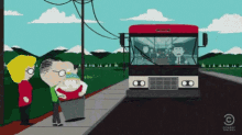 South Park Bus GIF - South Park Bus Run Over GIFs