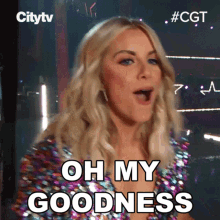 Oh My Goodness Lindsay Ell GIF - Oh My Goodness Lindsay Ell Canadas Got Talent GIFs