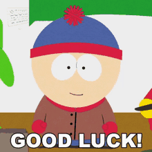 Good Luck Stan Marsh GIF - Good Luck Stan Marsh South Park GIFs