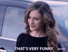 Thats Very Funny Efrat Dor GIF - Thats Very Funny Efrat Dor Michelle Wallace GIFs