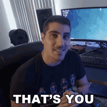 Thats You Rudy Ayoub GIF - Thats You Rudy Ayoub You Are The One GIFs