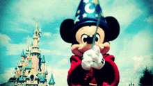 Mickey Mouse Sorcerer Mickey GIF - Mickey Mouse Sorcerer Mickey Disneyland GIFs