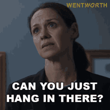 Can You Just Hang In There Vera GIF - Can You Just Hang In There Vera Wentworth GIFs