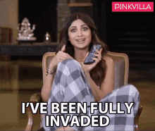 Ive Been Fully Invaded Shilpa Shetty GIF - Ive Been Fully Invaded Shilpa Shetty Pinkvilla GIFs