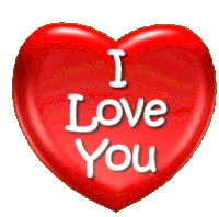 I Love You Love Heart Sticker - I Love You Love Heart Luv U Stickers