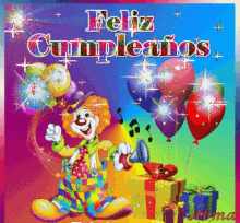 Feliz Cumpleanos Happy Birthday GIF - Feliz Cumpleanos Happy Birthday Clown GIFs