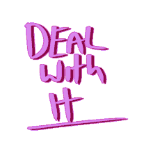 deal with it deal lillee jean yes sticker