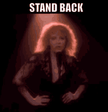 Stand Back Stevie Nicks GIF - Stand Back Stevie Nicks Fleetwood Mac GIFs