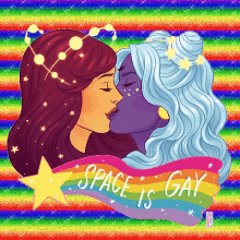 lesbian pride kiss love lgbt