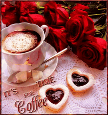 Coffee Roses GIF - Coffee Roses Time For Coffee GIFs
