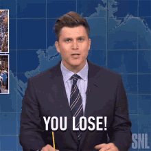 You Lose Saturday Night Live GIF - You Lose Saturday Night Live Youre A Looser GIFs