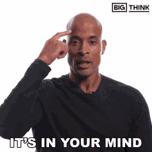 Its In Your Mind Big Think GIF - Its In Your Mind Big Think David Goggins GIFs