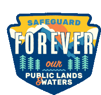 Safeguard Forever Our Public Lands And Waters Climate Sticker - Safeguard Forever Our Public Lands And Waters Climate Climate Change Stickers