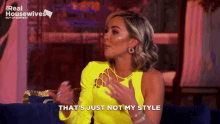 Nicole Rhom Not My Style Real Housewives GIF - Nicole Rhom Not My Style Not My Style Real Housewives GIFs