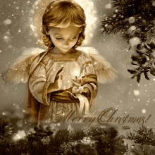 Angel Merry Christmas GIF - Angel Merry Christmas Greetings GIFs