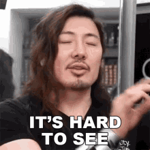 Its Hard To See Guy Tang GIF - Its Hard To See Guy Tang Its Difficult To See GIFs