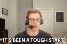 Its Been A Tough Start Dave Olson GIF - Its Been A Tough Start Dave Olson Dolson GIFs