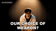 Our Choice Of Weapon Gamestop Msnbc GIF - Our Choice Of Weapon Gamestop Msnbc We Use Gamestop GIFs