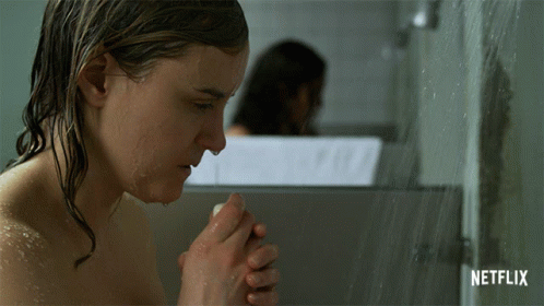 Woman In Shower Gif