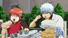 Gintama Eating GIF - Gintama Eating Hungry GIFs