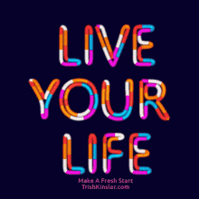 Life Live Your Life GIF - Life Live Your Life Trish Media GIFs