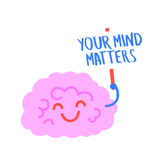 Mental Health Matters Your Mind Matters Sticker - Mental Health Matters Your Mind Matters Brain Stickers