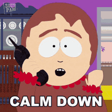 Calm Down Sharon Marsh GIF - Calm Down Sharon Marsh South Park GIFs
