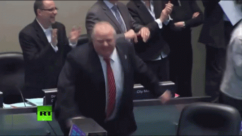 Rob Ford GIF - Rob Ford Dancing Yes GIFs