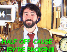 Time For Deal Half Off GIF - Time For Deal Half Off Theyre Broken GIFs