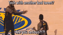 Toch With Another Bad Tweet Are You Serious GIF - Toch With Another Bad Tweet Are You Serious Lebron James GIFs