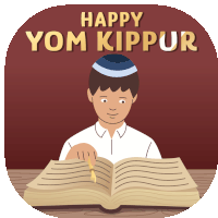 Yom Kippur Gut Yontif Sticker - Yom Kippur Gut Yontif Atonement Stickers