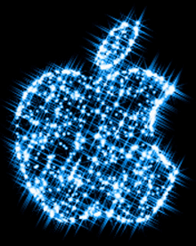 Glitter Apple GIF - Glitter Apple Logo GIFs