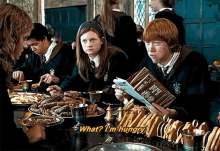 harry potter ron weasley hermione granger ginny weasley looking